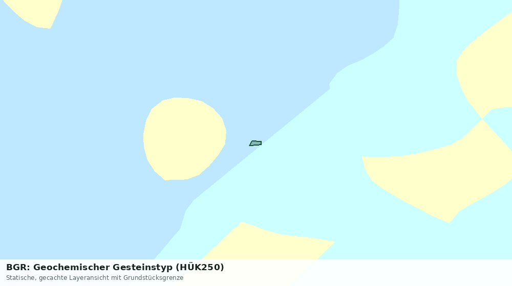 Statische Kartenansicht: BGR: Geochemischer Gesteinstyp (HÜK250)