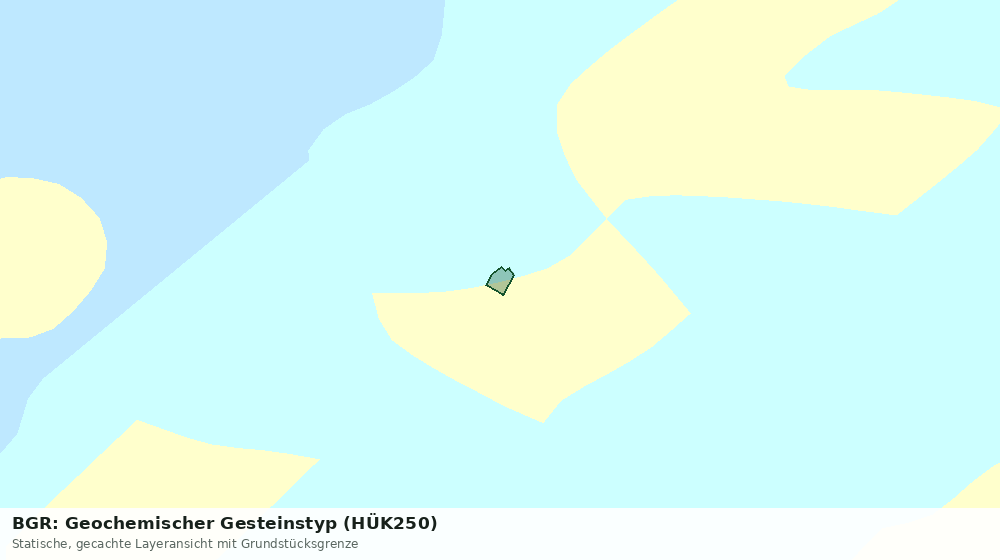 Statische Kartenansicht: BGR: Geochemischer Gesteinstyp (HÜK250)