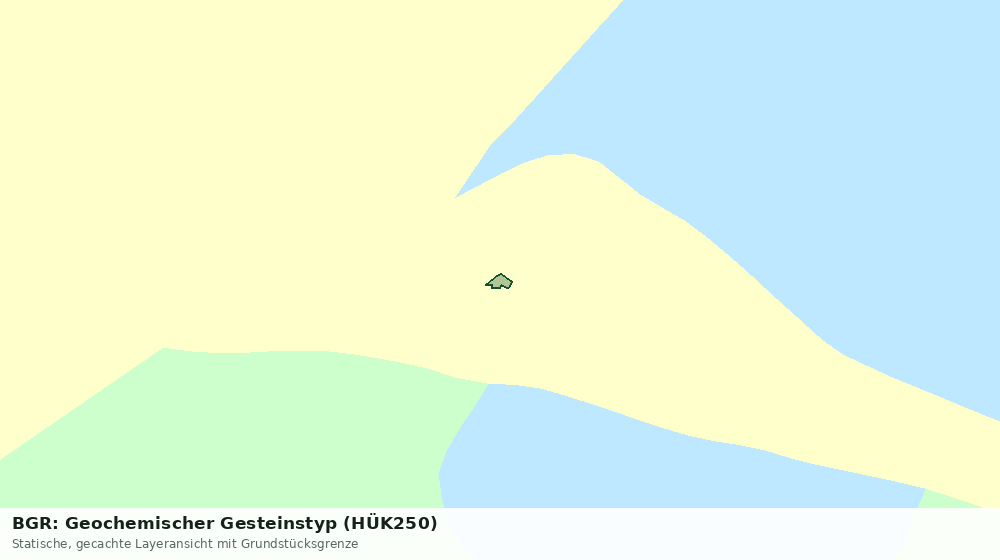 Statische Kartenansicht: BGR: Geochemischer Gesteinstyp (HÜK250)