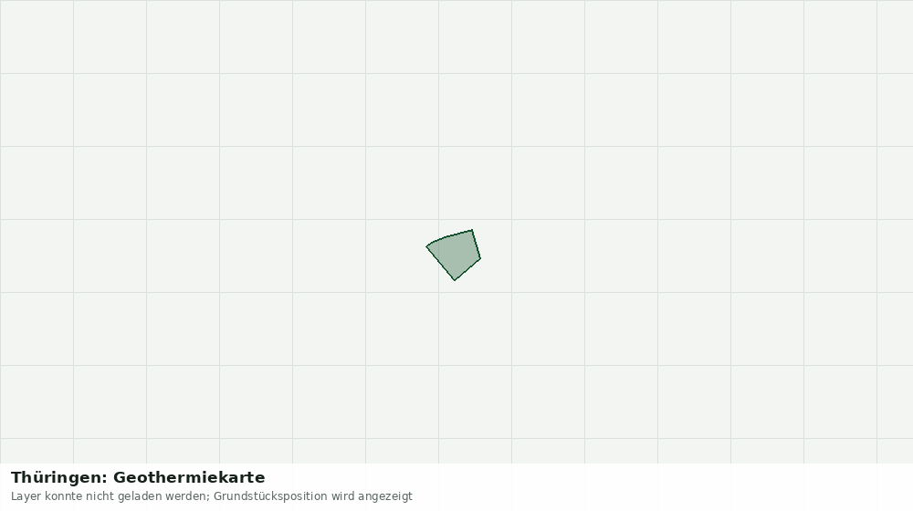 Statische Kartenansicht: Thüringen: Geothermiekarte