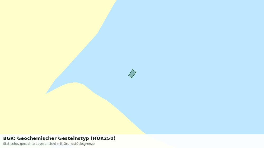 Statische Kartenansicht: BGR: Geochemischer Gesteinstyp (HÜK250)
