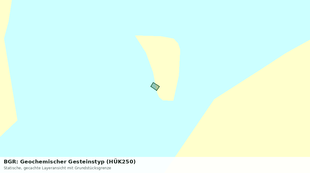 Statische Kartenansicht: BGR: Geochemischer Gesteinstyp (HÜK250)