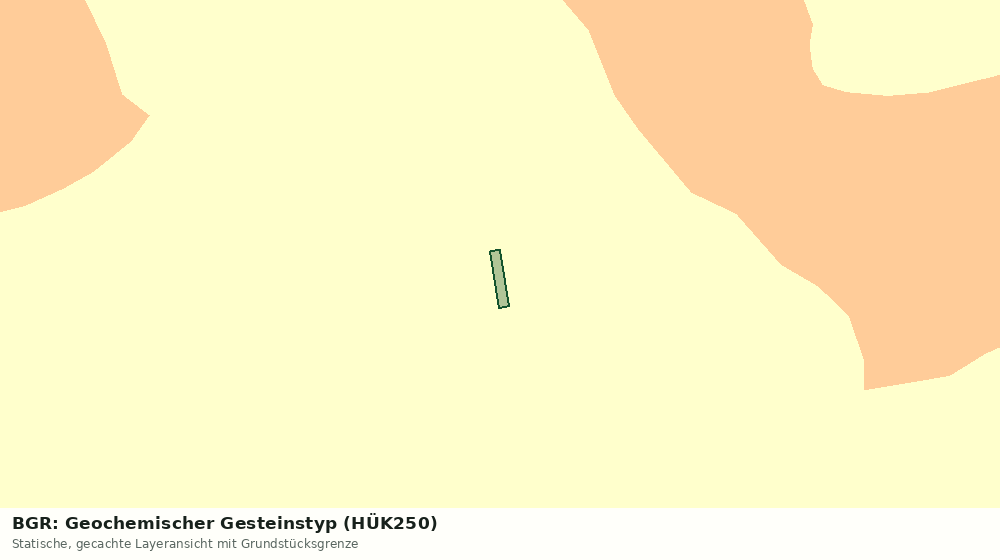 Statische Kartenansicht: BGR: Geochemischer Gesteinstyp (HÜK250)