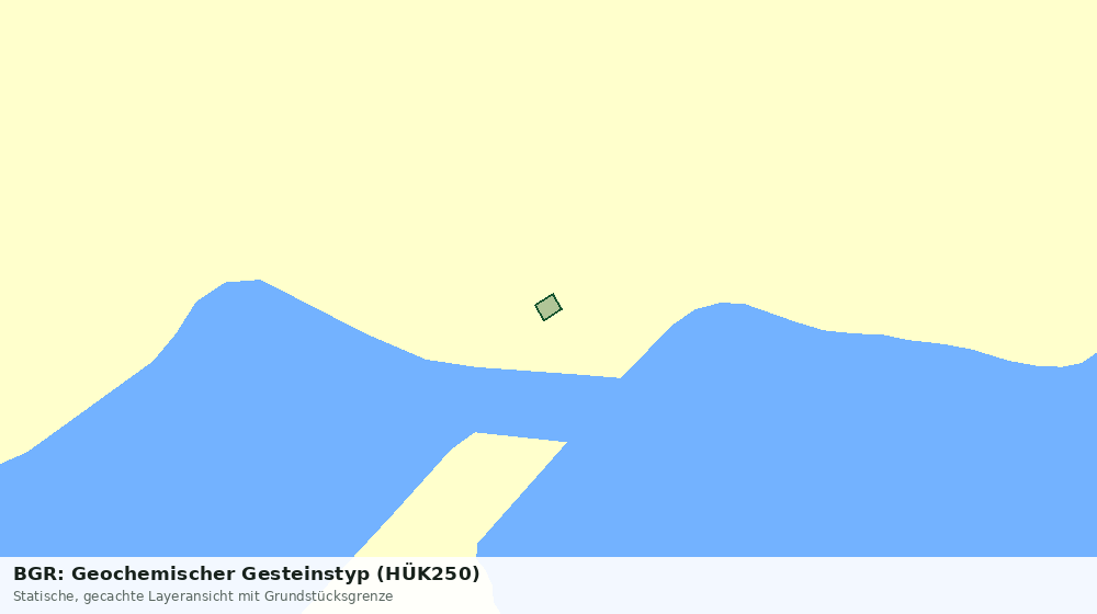 Statische Kartenansicht: BGR: Geochemischer Gesteinstyp (HÜK250)