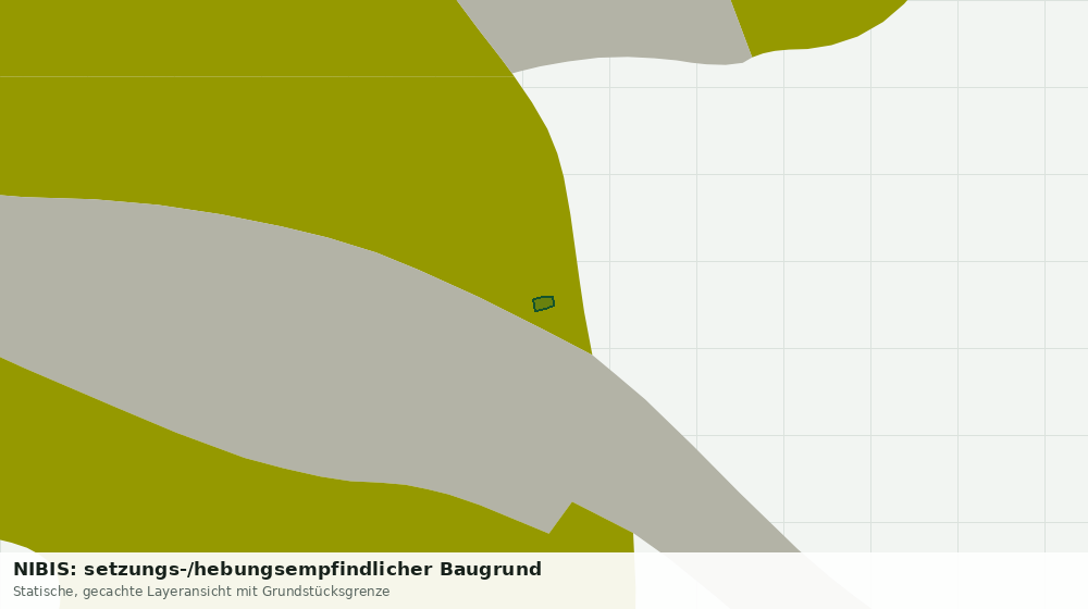 Statische Kartenansicht: NIBIS: setzungs-/hebungsempfindlicher Baugrund