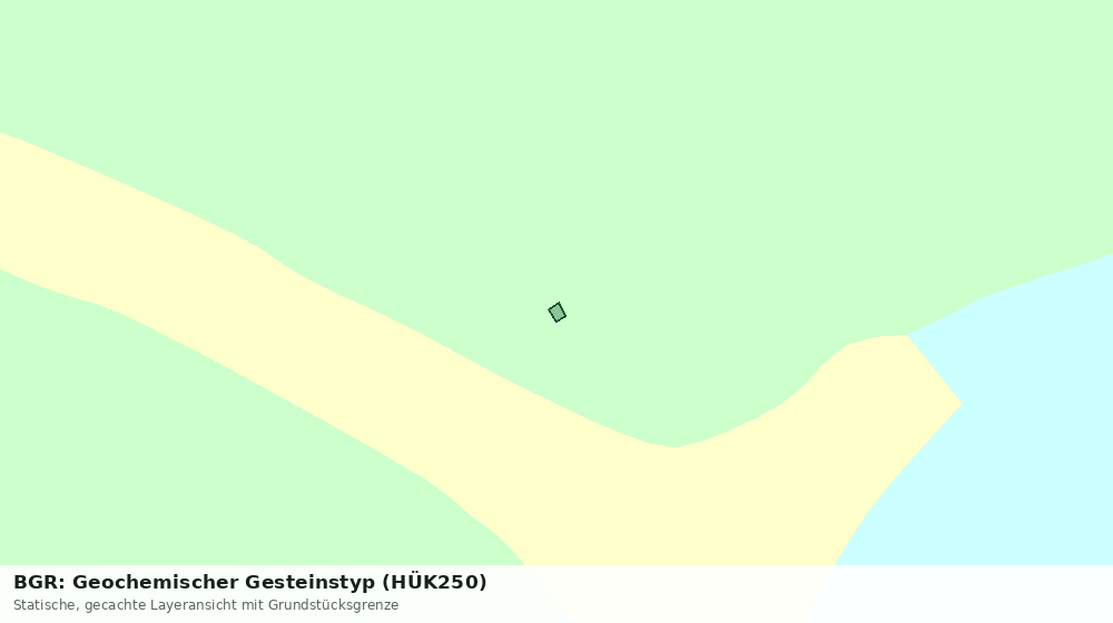 Statische Kartenansicht: BGR: Geochemischer Gesteinstyp (HÜK250)
