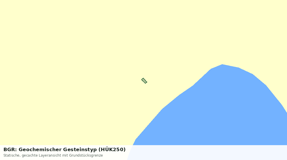 Statische Kartenansicht: BGR: Geochemischer Gesteinstyp (HÜK250)