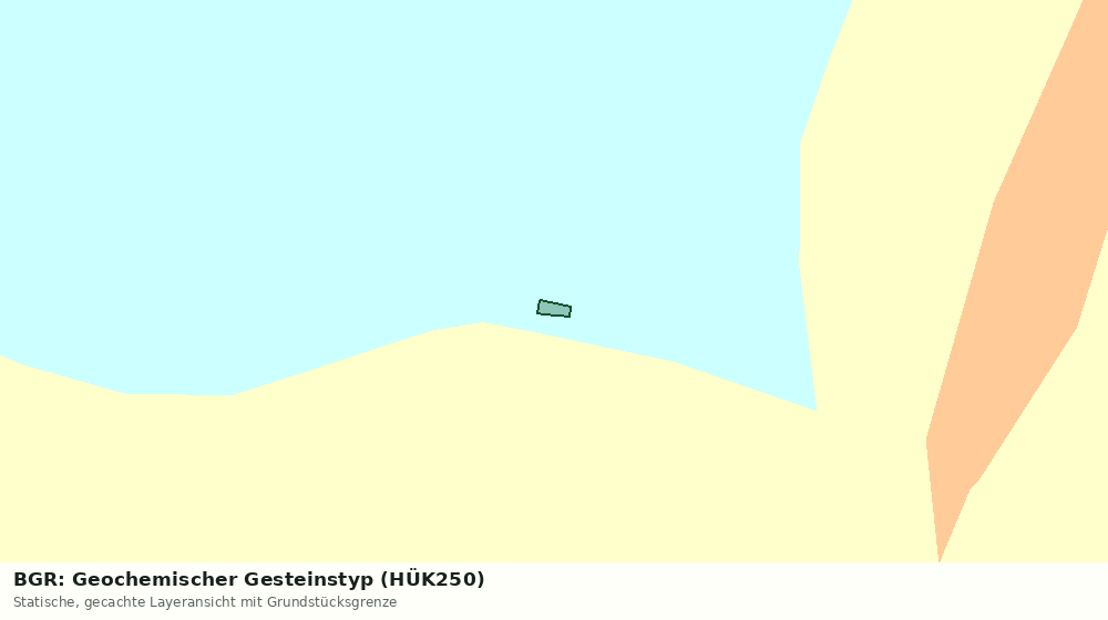 Statische Kartenansicht: BGR: Geochemischer Gesteinstyp (HÜK250)
