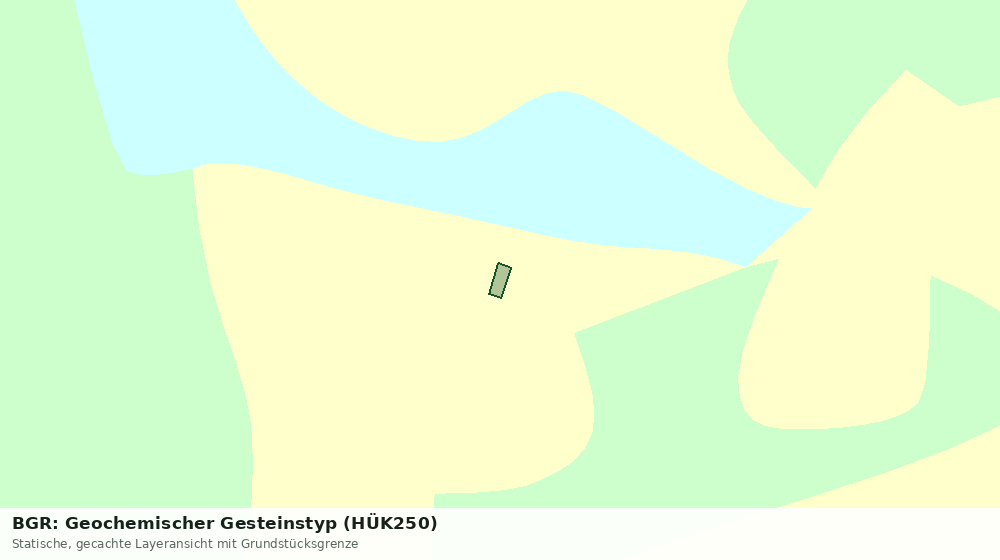 Statische Kartenansicht: BGR: Geochemischer Gesteinstyp (HÜK250)