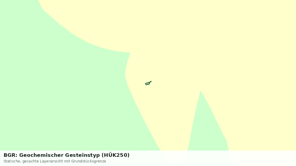 Statische Kartenansicht: BGR: Geochemischer Gesteinstyp (HÜK250)