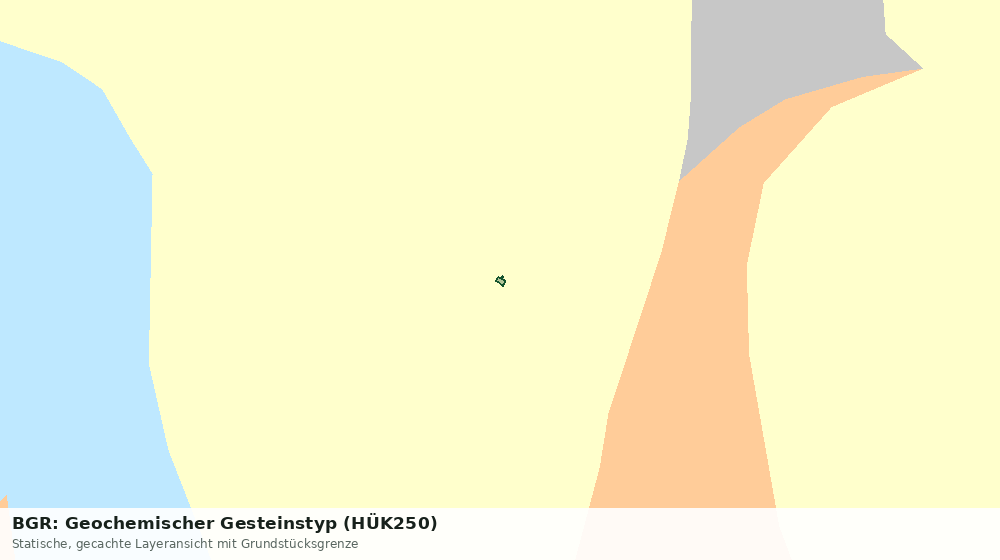 Statische Kartenansicht: BGR: Geochemischer Gesteinstyp (HÜK250)