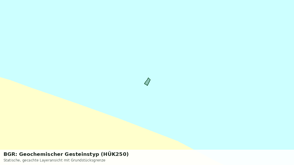 Statische Kartenansicht: BGR: Geochemischer Gesteinstyp (HÜK250)
