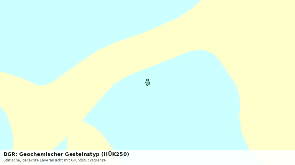 Statische Kartenansicht: BGR: Geochemischer Gesteinstyp (HÜK250)