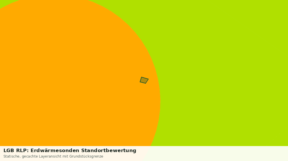 Statische Kartenansicht: LGB RLP: Erdwärmesonden Standortbewertung