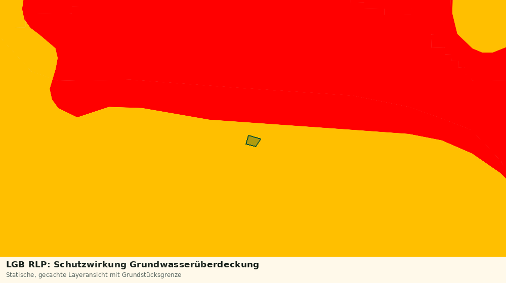 Statische Kartenansicht: LGB RLP: Schutzwirkung Grundwasserüberdeckung