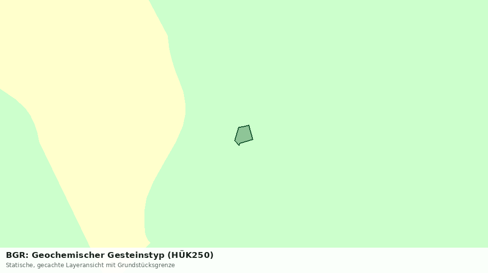 Statische Kartenansicht: BGR: Geochemischer Gesteinstyp (HÜK250)