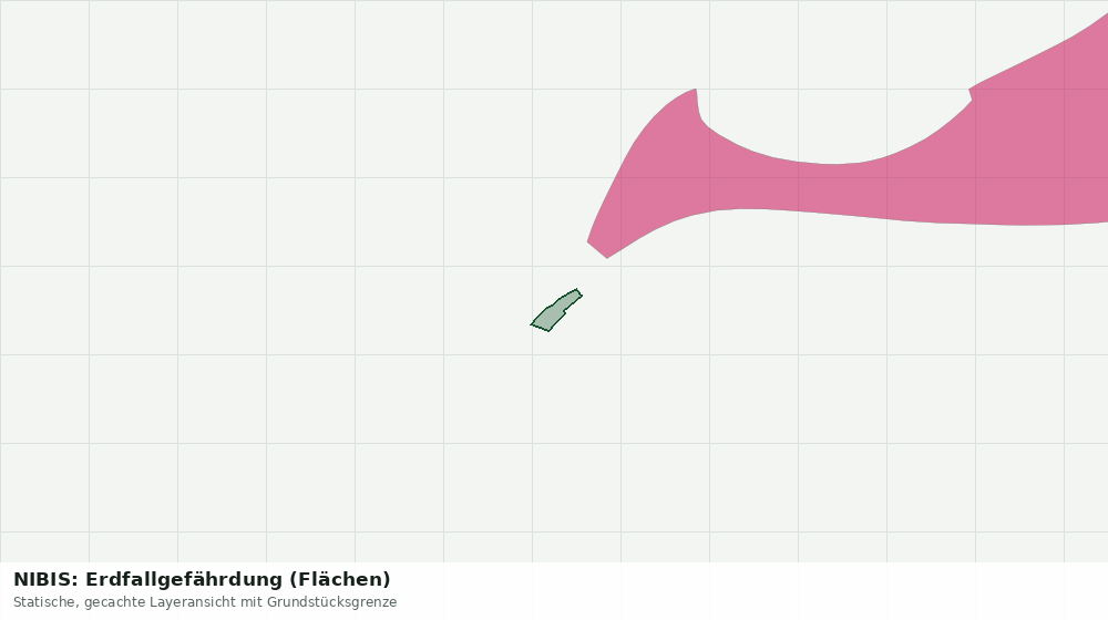 Statische Kartenansicht: NIBIS: Erdfallgefährdung (Flächen)