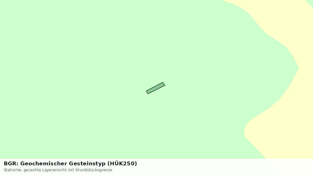 Statische Kartenansicht: BGR: Geochemischer Gesteinstyp (HÜK250)