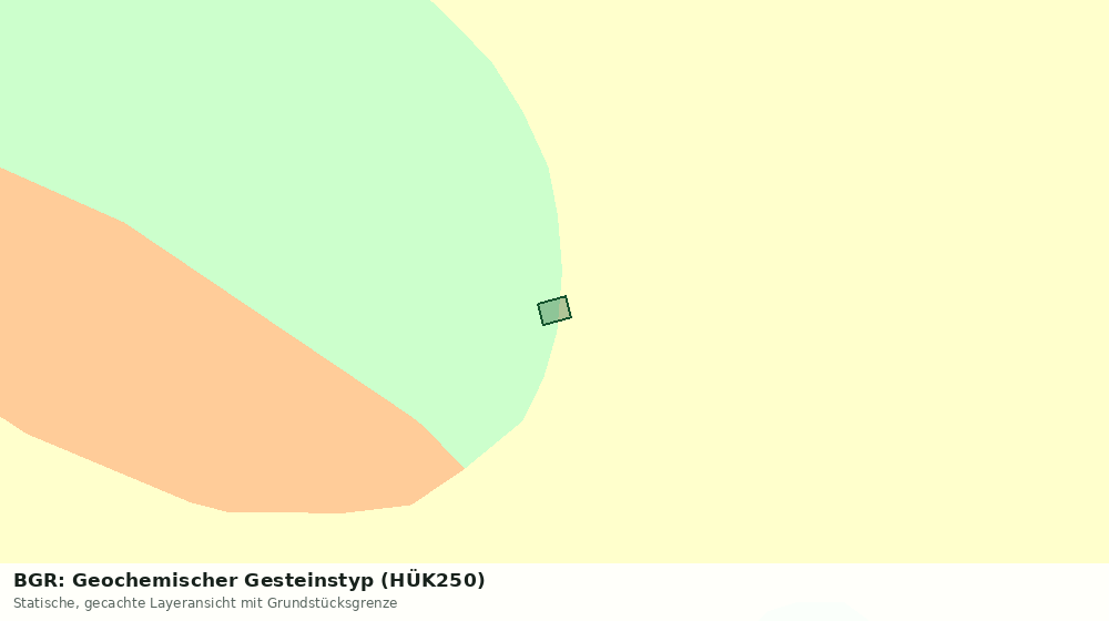 Statische Kartenansicht: BGR: Geochemischer Gesteinstyp (HÜK250)