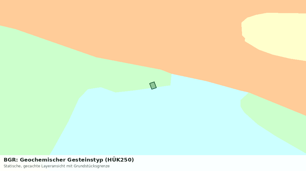 Statische Kartenansicht: BGR: Geochemischer Gesteinstyp (HÜK250)