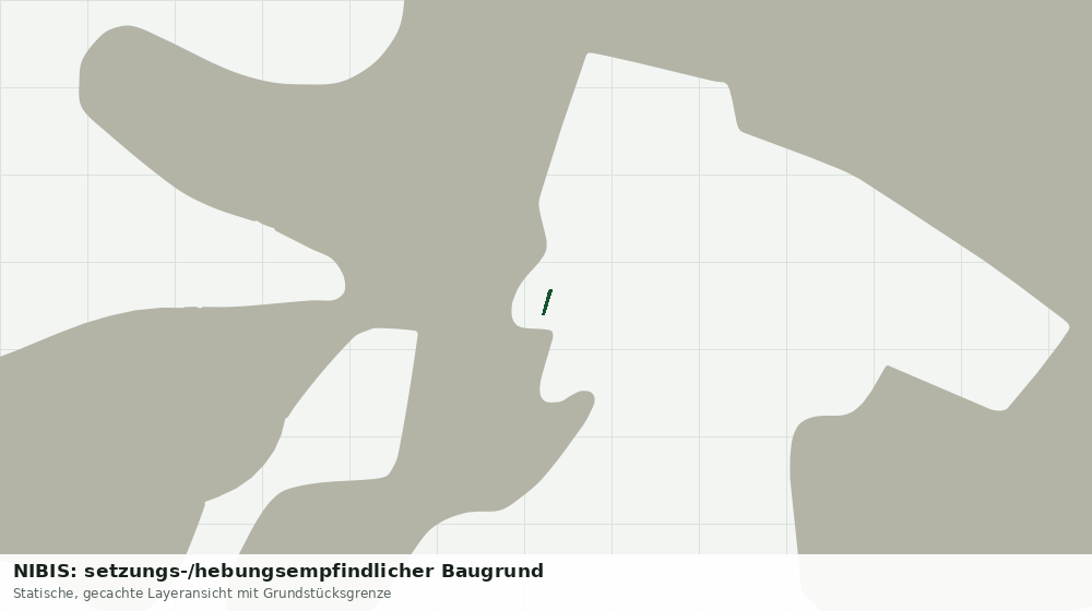 Statische Kartenansicht: NIBIS: setzungs-/hebungsempfindlicher Baugrund