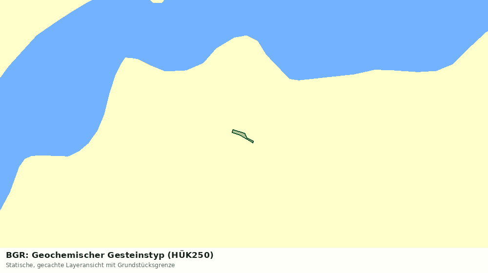 Statische Kartenansicht: BGR: Geochemischer Gesteinstyp (HÜK250)
