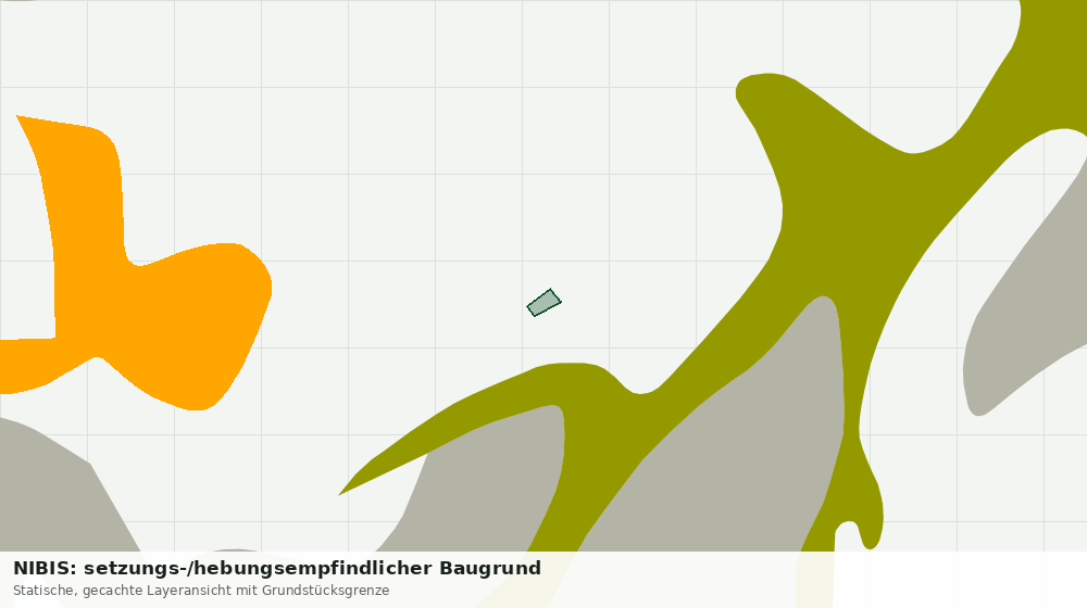 Statische Kartenansicht: NIBIS: setzungs-/hebungsempfindlicher Baugrund