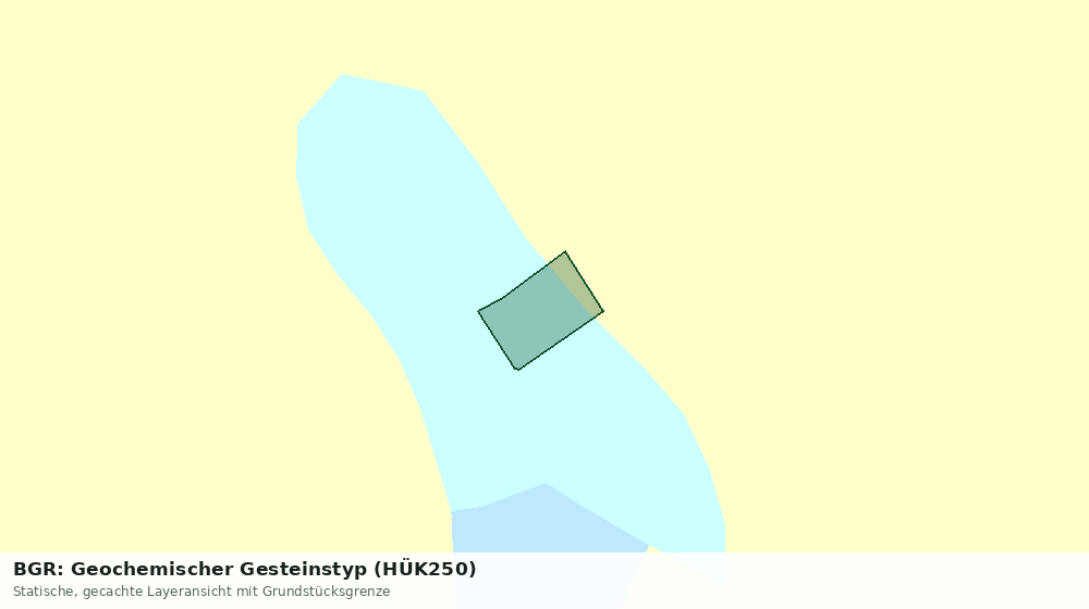 Statische Kartenansicht: BGR: Geochemischer Gesteinstyp (HÜK250)