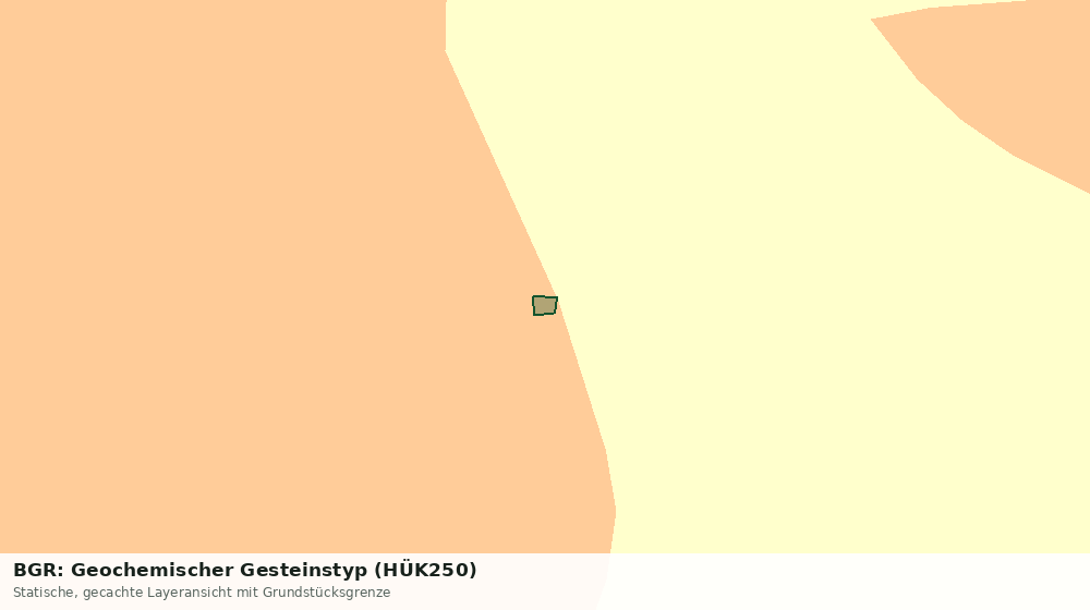 Statische Kartenansicht: BGR: Geochemischer Gesteinstyp (HÜK250)