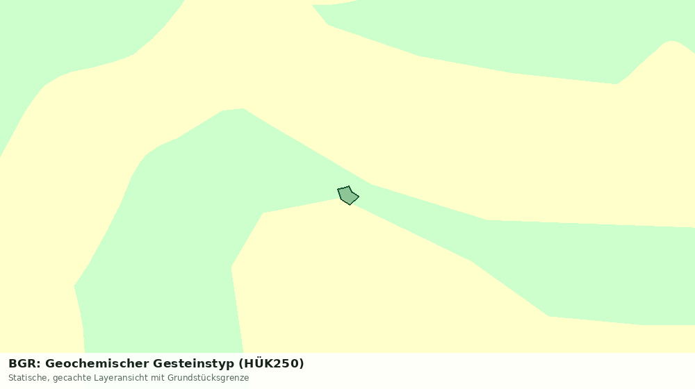Statische Kartenansicht: BGR: Geochemischer Gesteinstyp (HÜK250)