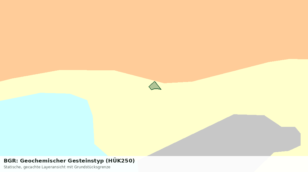 Statische Kartenansicht: BGR: Geochemischer Gesteinstyp (HÜK250)