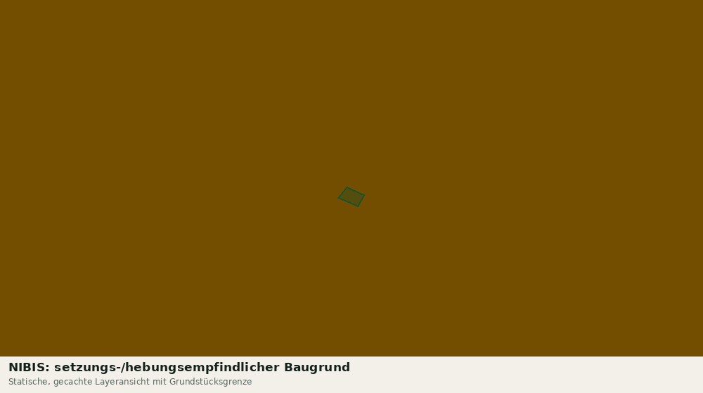 Statische Kartenansicht: NIBIS: setzungs-/hebungsempfindlicher Baugrund