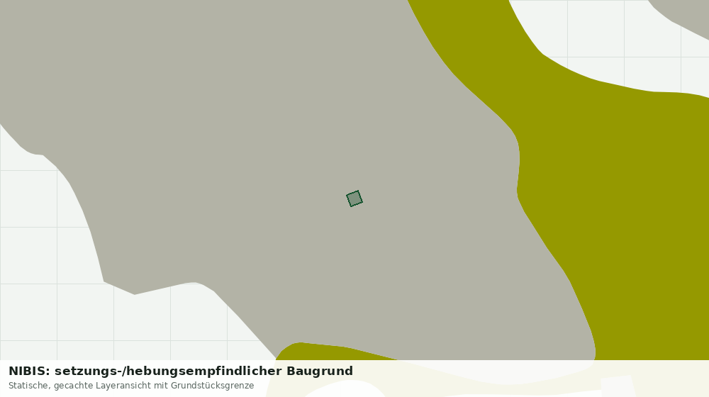 Statische Kartenansicht: NIBIS: setzungs-/hebungsempfindlicher Baugrund