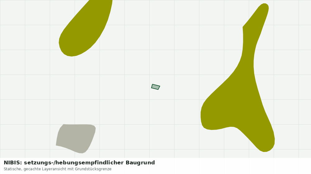 Statische Kartenansicht: NIBIS: setzungs-/hebungsempfindlicher Baugrund