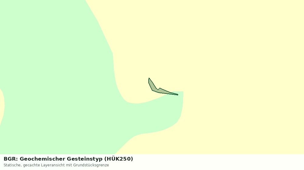 Statische Kartenansicht: BGR: Geochemischer Gesteinstyp (HÜK250)