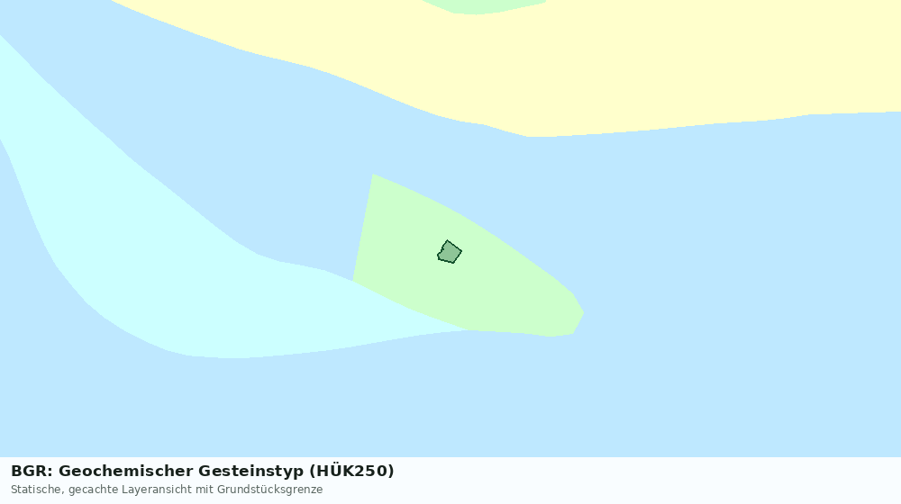 Statische Kartenansicht: BGR: Geochemischer Gesteinstyp (HÜK250)