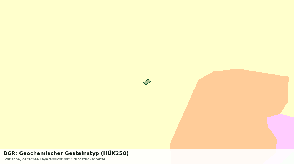 Statische Kartenansicht: BGR: Geochemischer Gesteinstyp (HÜK250)