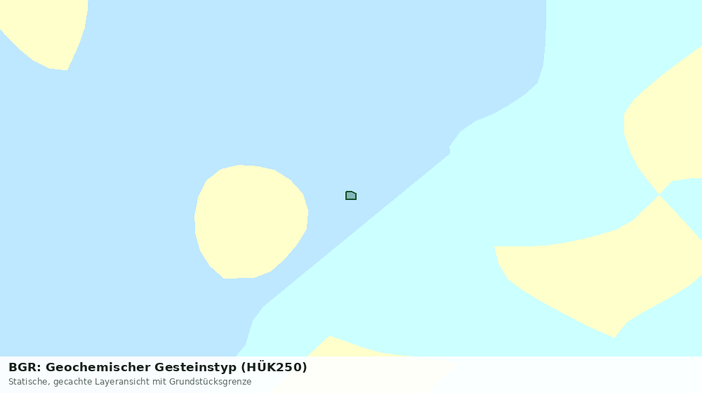 Statische Kartenansicht: BGR: Geochemischer Gesteinstyp (HÜK250)