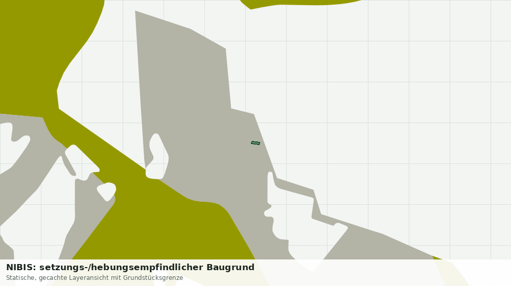 Statische Kartenansicht: NIBIS: setzungs-/hebungsempfindlicher Baugrund