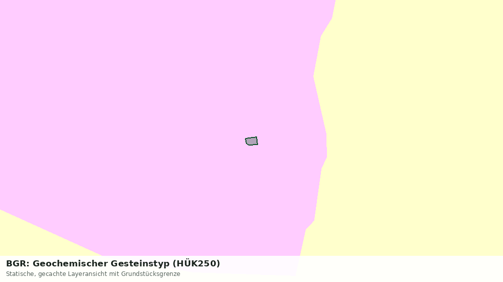Statische Kartenansicht: BGR: Geochemischer Gesteinstyp (HÜK250)