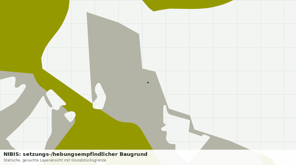 Statische Kartenansicht: NIBIS: setzungs-/hebungsempfindlicher Baugrund