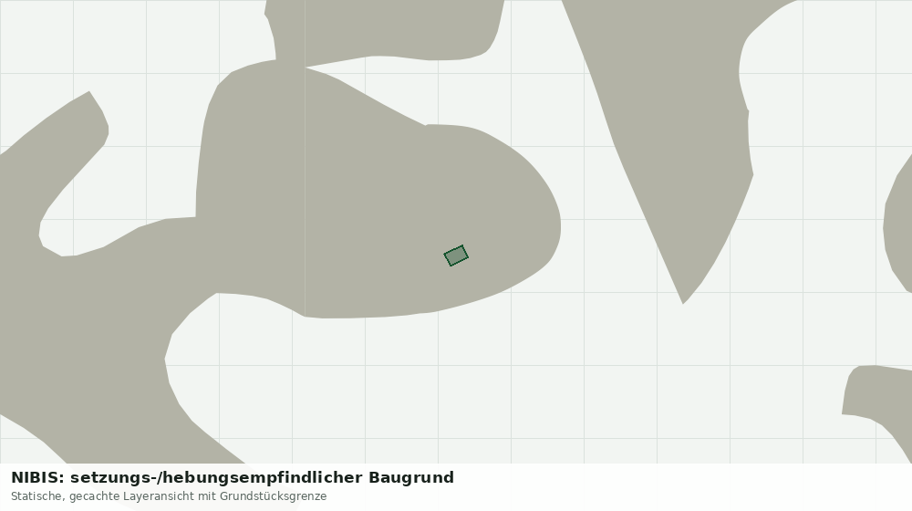 Statische Kartenansicht: NIBIS: setzungs-/hebungsempfindlicher Baugrund