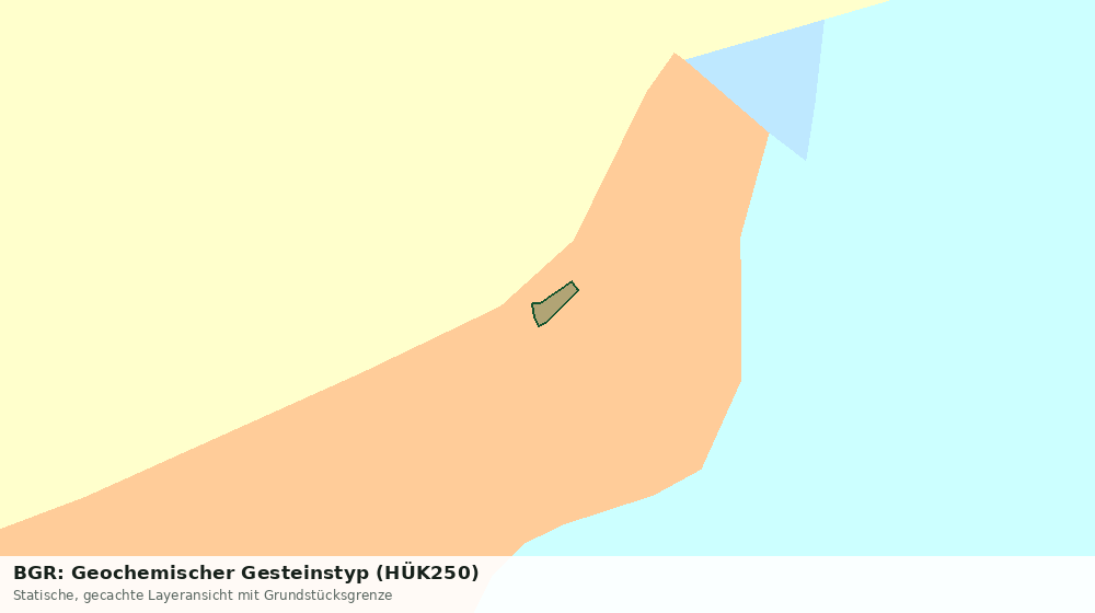 Statische Kartenansicht: BGR: Geochemischer Gesteinstyp (HÜK250)