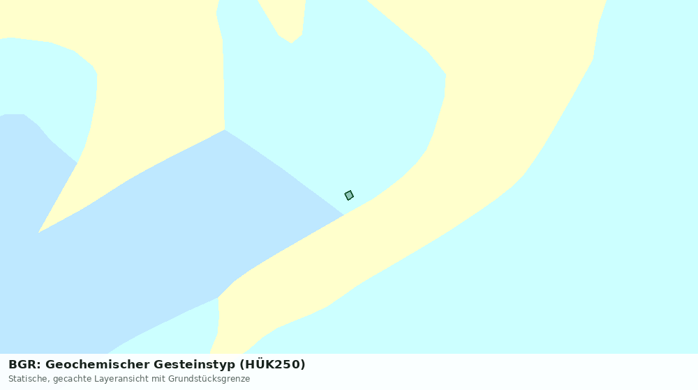 Statische Kartenansicht: BGR: Geochemischer Gesteinstyp (HÜK250)