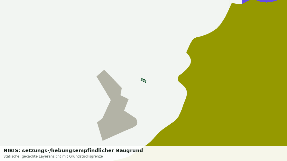 Statische Kartenansicht: NIBIS: setzungs-/hebungsempfindlicher Baugrund