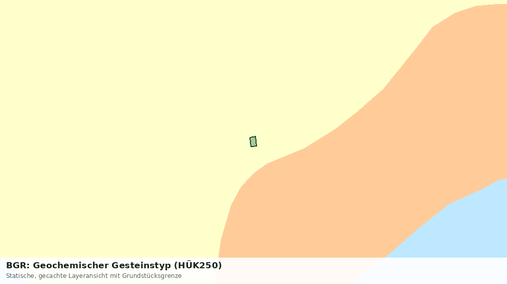 Statische Kartenansicht: BGR: Geochemischer Gesteinstyp (HÜK250)