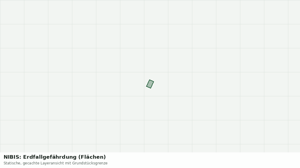 Statische Kartenansicht: NIBIS: Erdfallgefährdung (Flächen)