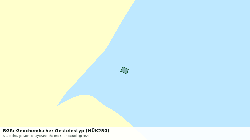 Statische Kartenansicht: BGR: Geochemischer Gesteinstyp (HÜK250)
