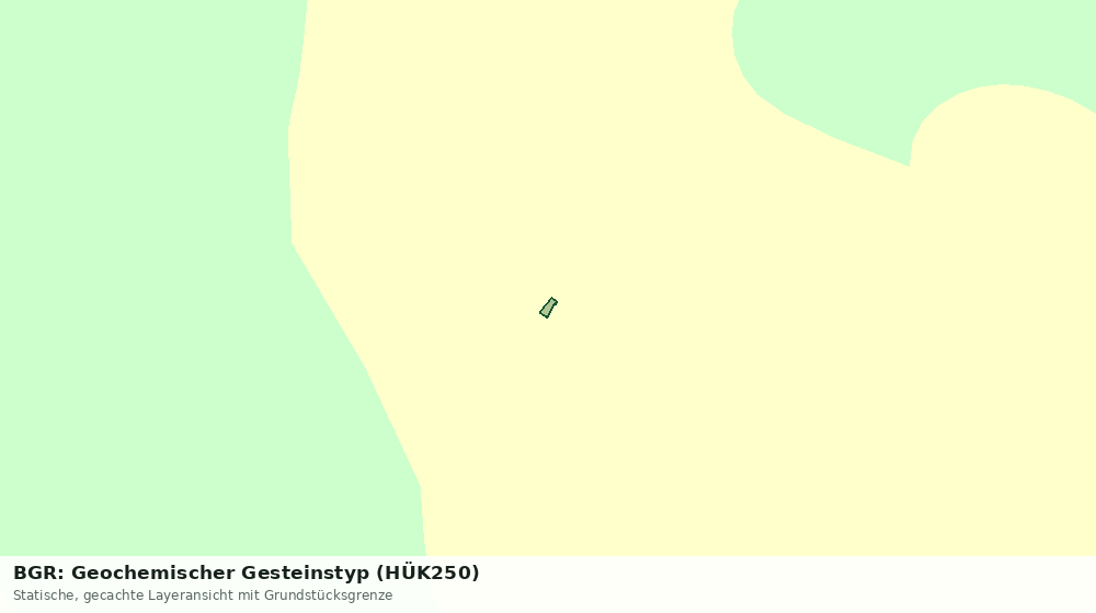 Statische Kartenansicht: BGR: Geochemischer Gesteinstyp (HÜK250)