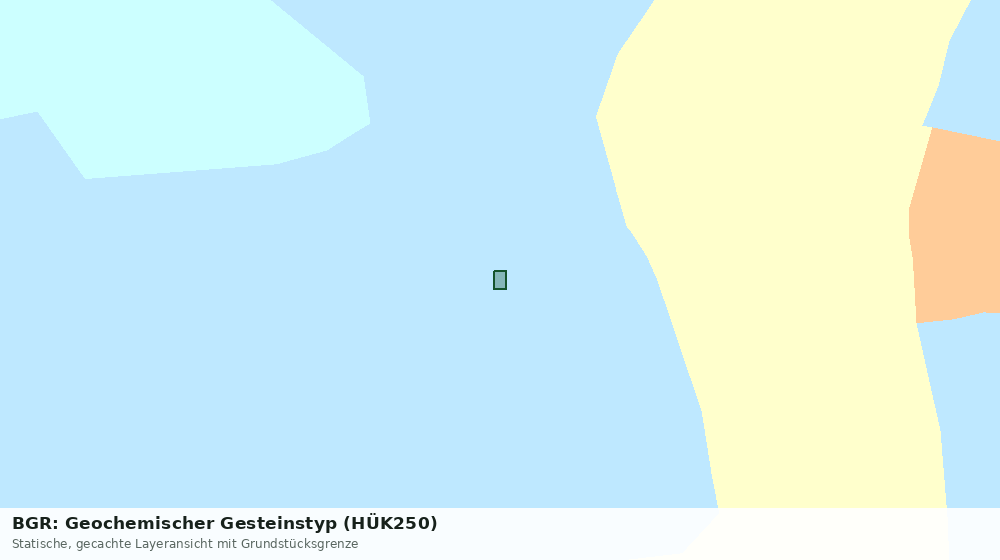 Statische Kartenansicht: BGR: Geochemischer Gesteinstyp (HÜK250)